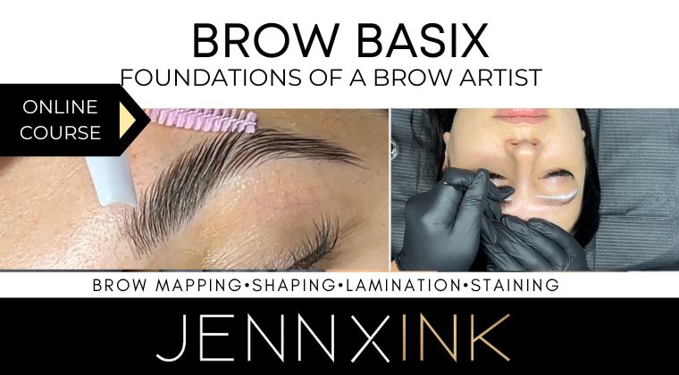 JENNXINK BROW BASIX ONLINE COURSE
