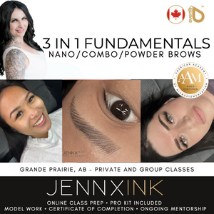 JENNXINK 3 IN 1 FUNDAMENTALS BROW COURSE